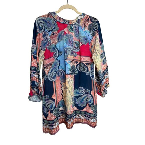 Johnny Was Daria Beaded Tassel Tunic Sz. S - Picture 5 of 7